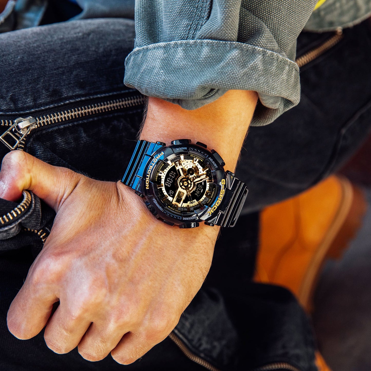 G-SHOCK GA-110GB-1A ANALOG-DIGITAL GA-110 SERIES GA110GB-1A