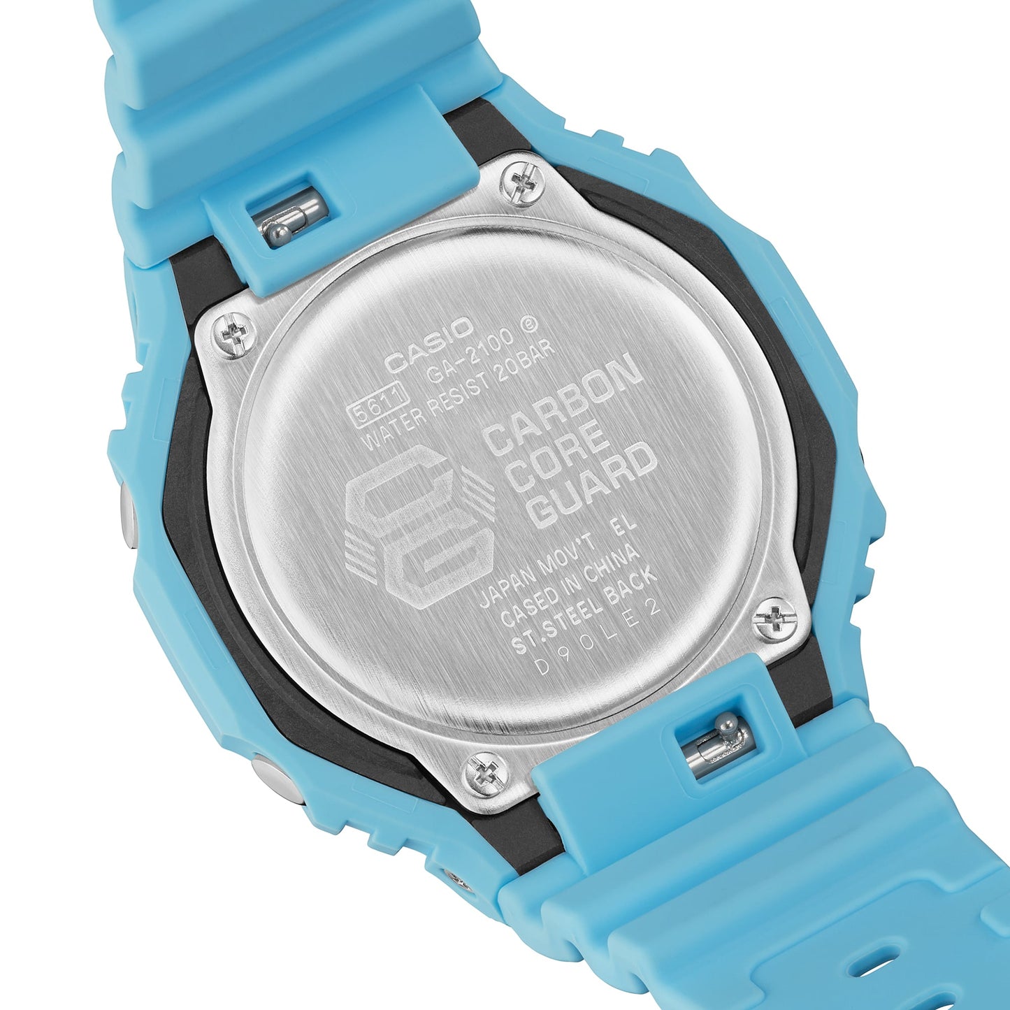 G-SHOCK ANALOG-DIGITAL MEN'S BLUE WATCH GA-2100-2A2 GA2100-2A2