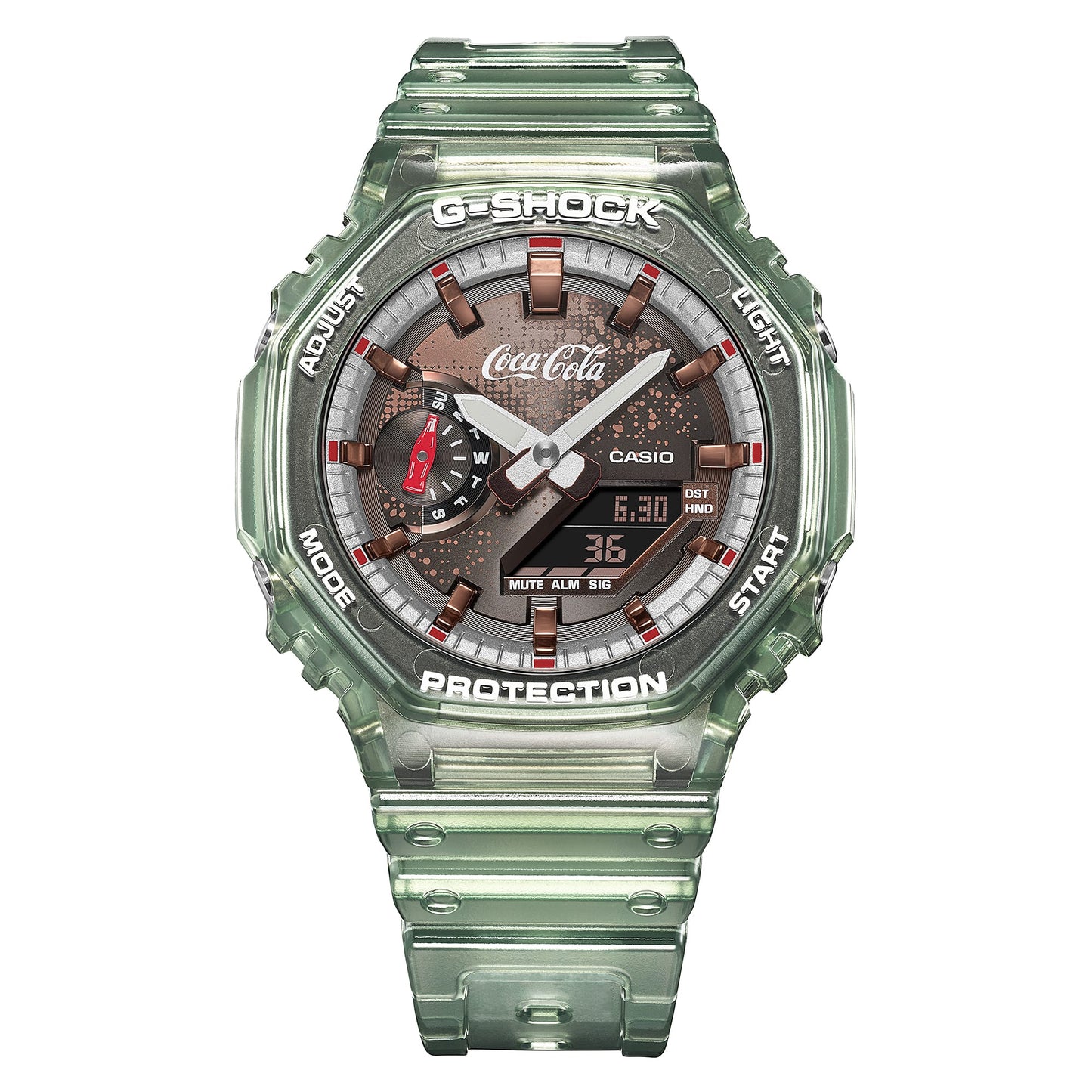 G-SHOCK Coca-Cola® collaboration model ANALOG-DIGITAL 2100 Series GA-2100CC-3A GA2100CC-3A