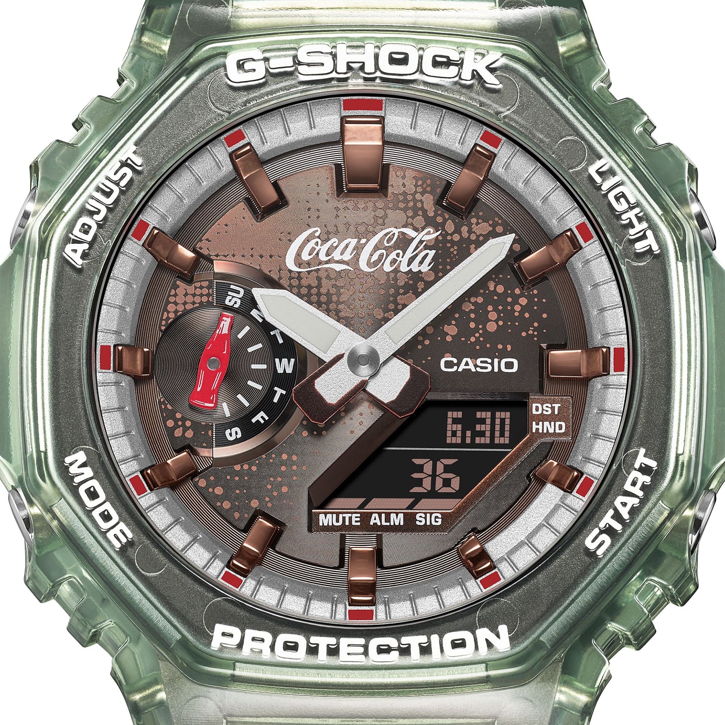 G-SHOCK Coca-Cola® collaboration model ANALOG-DIGITAL 2100 Series GA-2100CC-3A GA2100CC-3A