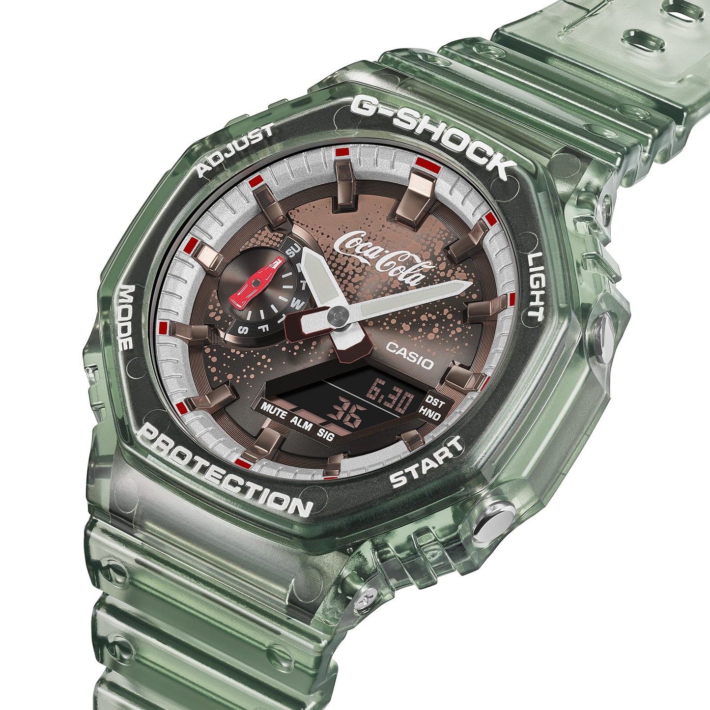 G-SHOCK Coca-Cola® collaboration model ANALOG-DIGITAL 2100 Series GA-2100CC-3A GA2100CC-3A