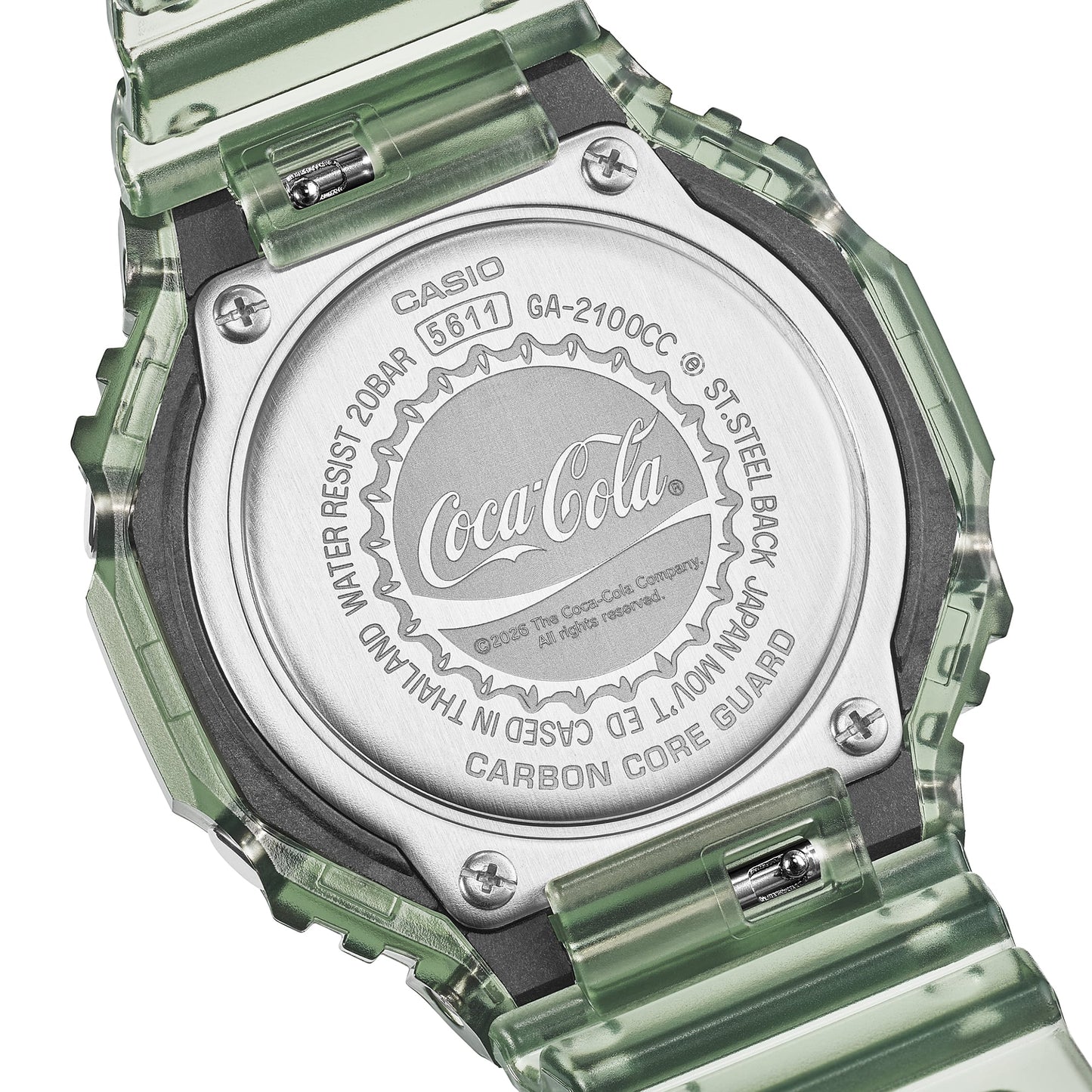 G-SHOCK Coca-Cola® collaboration model ANALOG-DIGITAL 2100 Series GA-2100CC-3A GA2100CC-3A