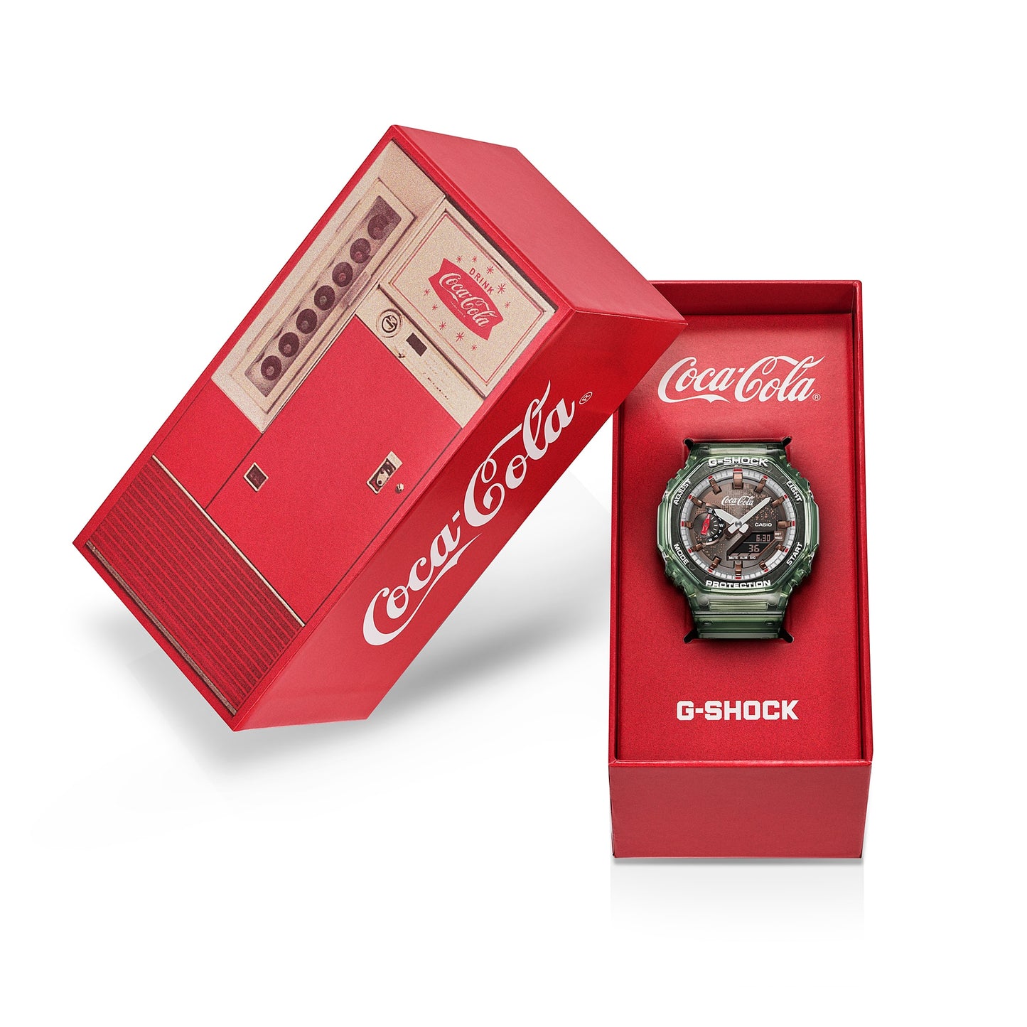 G-SHOCK Coca-Cola® collaboration model ANALOG-DIGITAL 2100 Series GA-2100CC-3A GA2100CC-3A