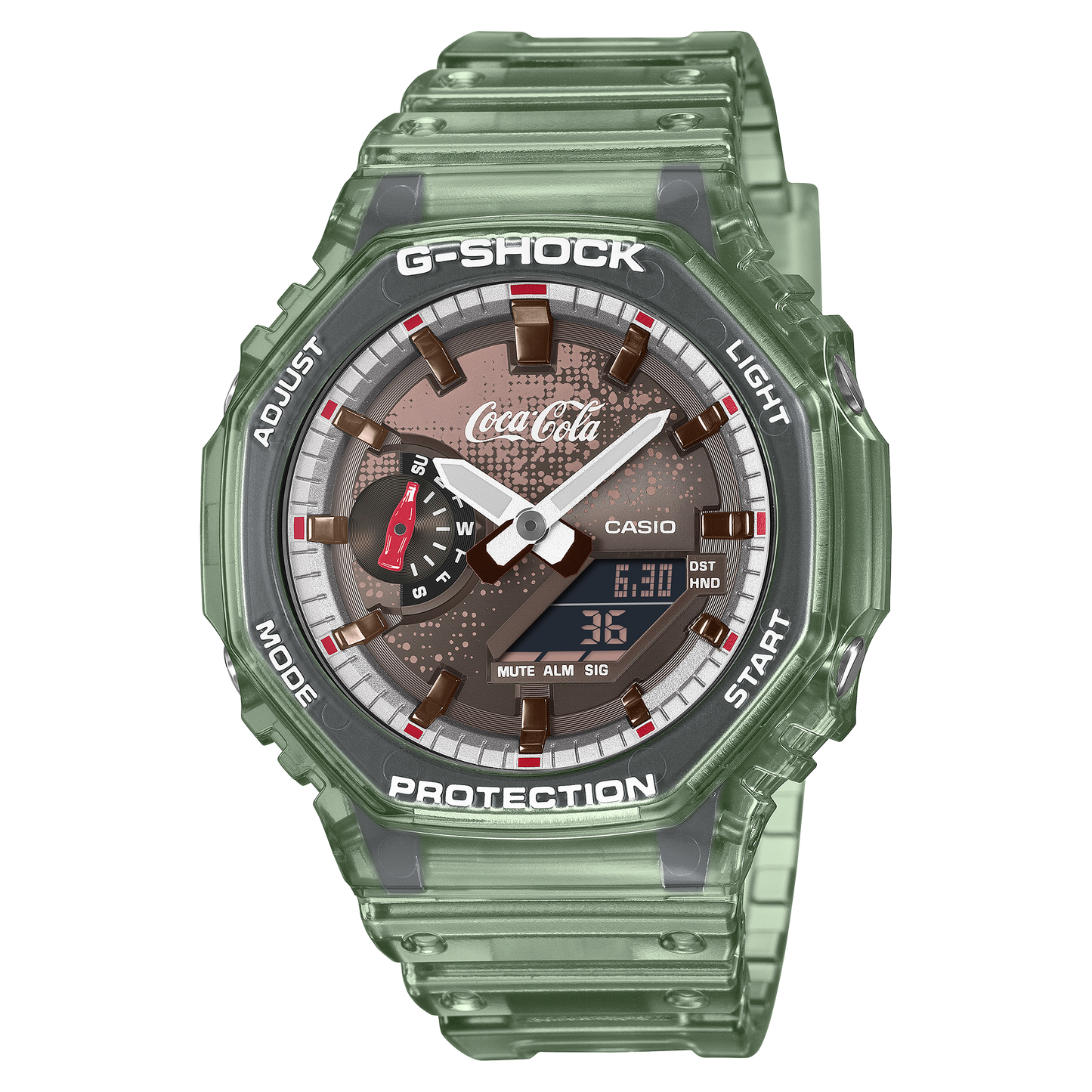 G-SHOCK Coca-Cola® collaboration model ANALOG-DIGITAL 2100 Series GA-2100CC-3A GA2100CC-3A