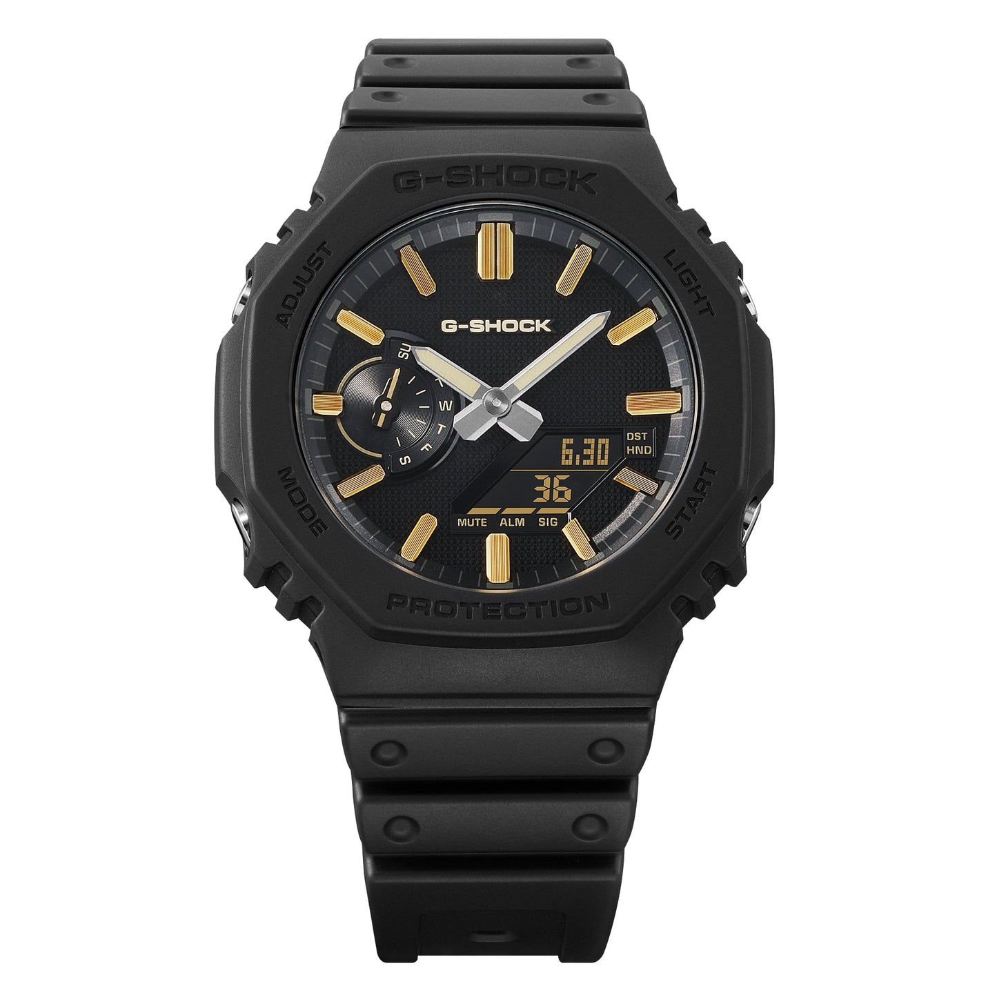 G-SHOCK LUXE BLACK ANALOG-DIGITAL 2100 Series GA-2100LXB-1A9 GA2100LXB1A9