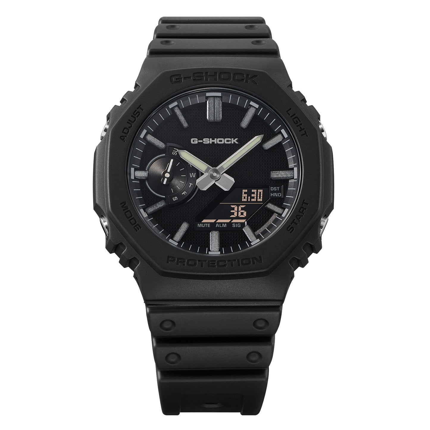 G-SHOCK LUXE BLACK ANALOG-DIGITAL 2100 Series GA-2100LXB-1A GA2100LXB-1A