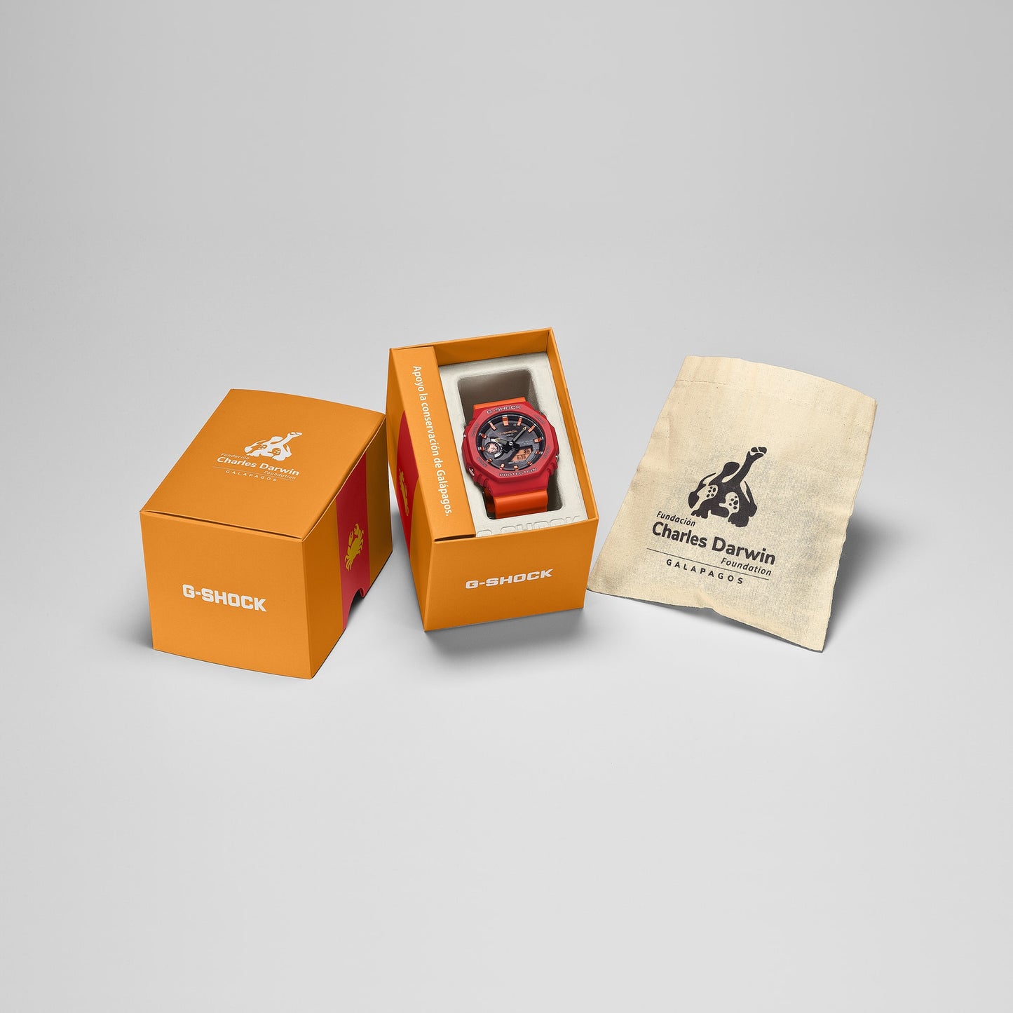 Casio G-SHOCK GAB2100DF-4A Charles Darwin Foundation collaboration model GA-B2100DF-4A