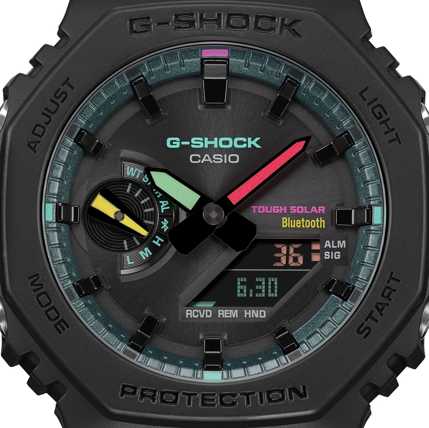 G-SHOCK GAB2100MF-1A GA-B2100MF-1A  Bold black vibrant color