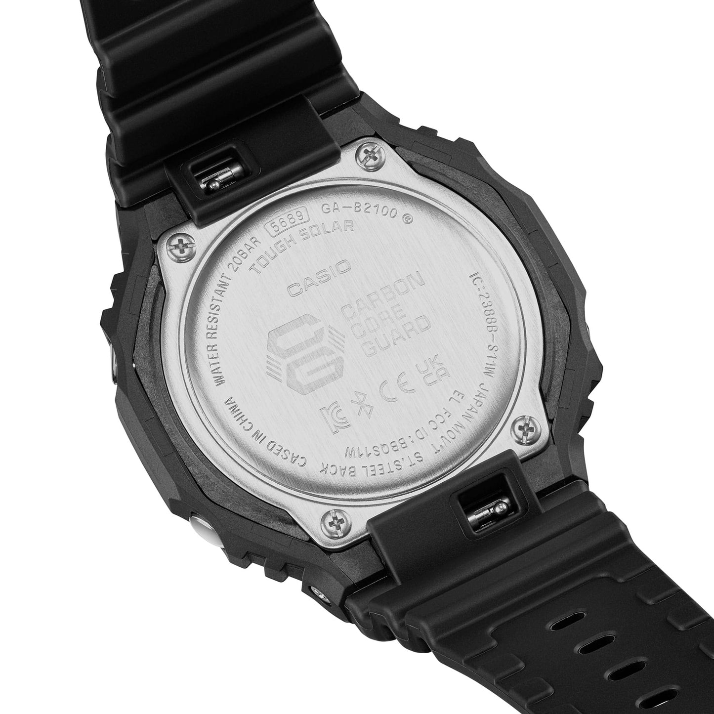 G-SHOCK GAB2100MF-1A GA-B2100MF-1A  Bold black vibrant color
