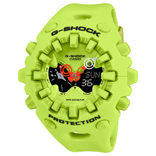 CASIO G-SHOCK ANALOG-DIGITAL Electric Yellow GAV01-9A GA-V01-9A