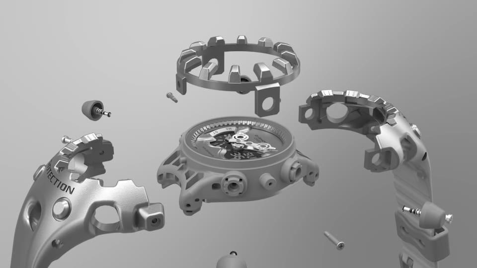 CASIO G-SHOCK ANALOG-DIGITAL Electric Yellow GAV01-9A GA-V01-9A