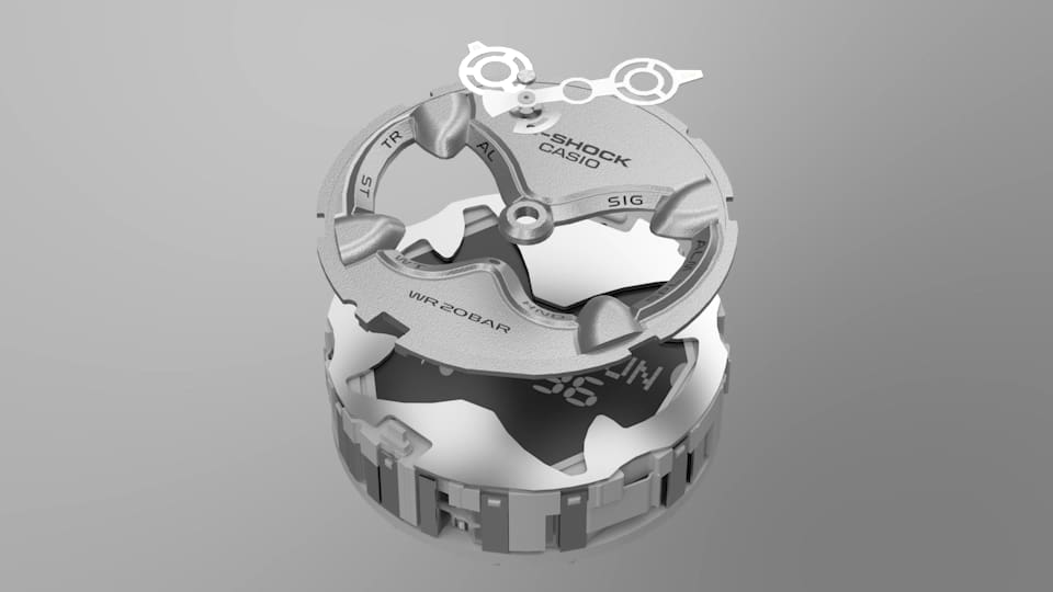 CASIO G-SHOCK ANALOG-DIGITAL Electric Yellow GAV01-9A GA-V01-9A