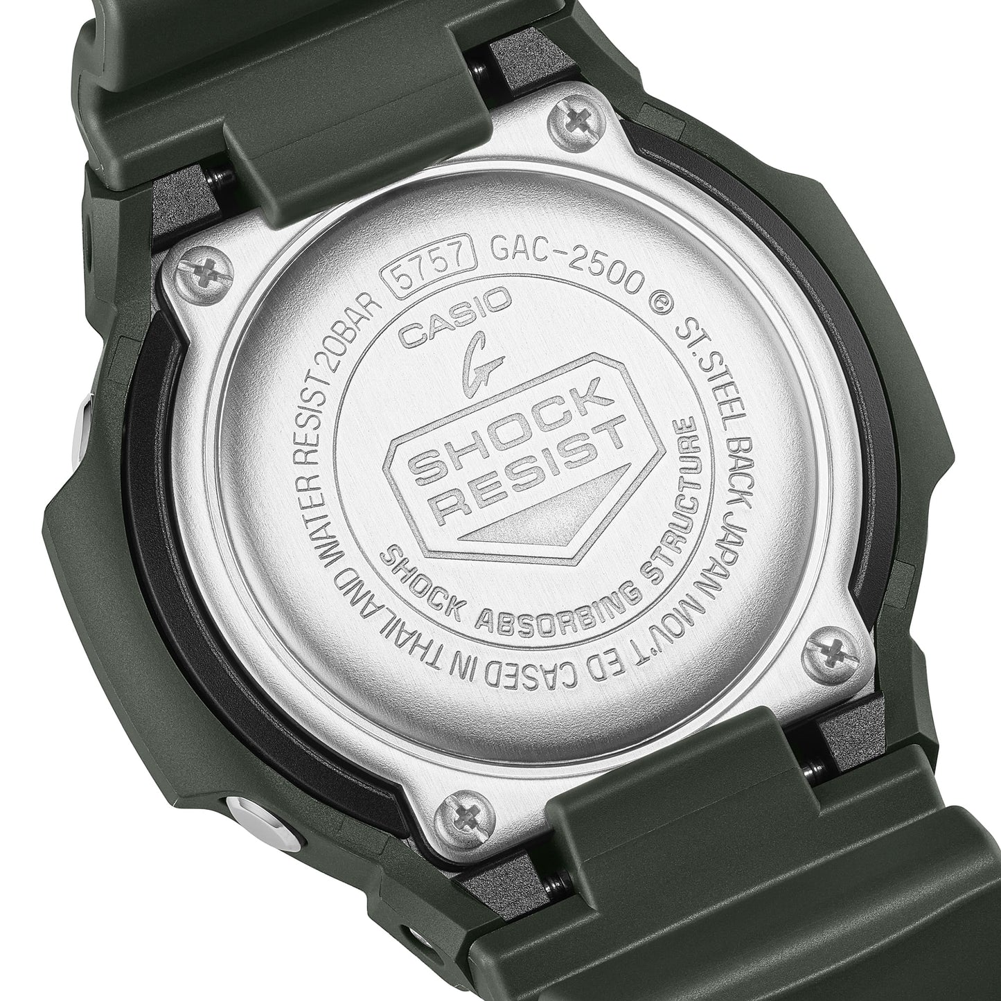 CASIO G-SHOCK ANALOG 2500 SERIES GAC-2500-3A GAC2500-3A