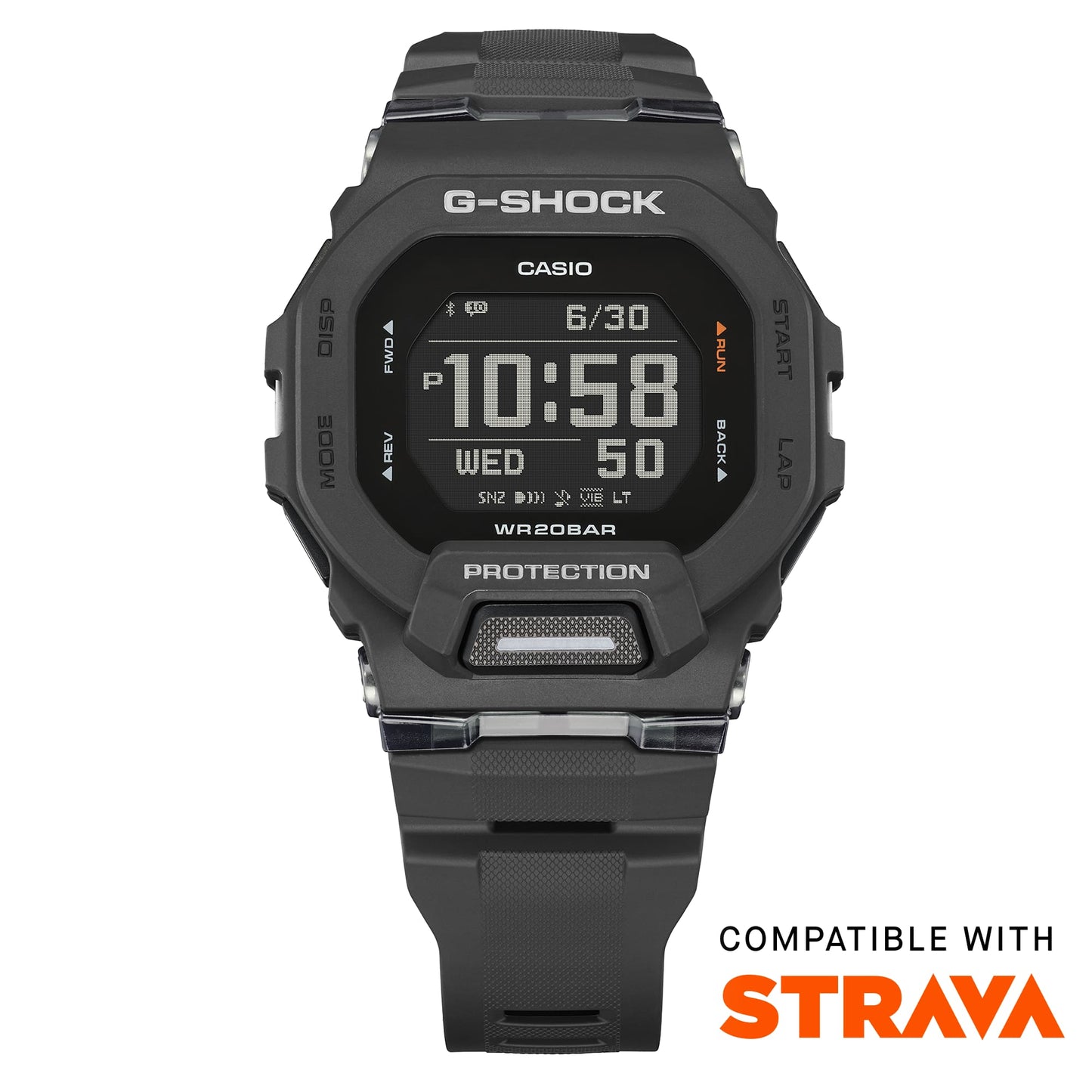 CASIO G-SHOCK G-SQUAD GBD-200 SERIES BLACK GBD200-1 GBD-200-1