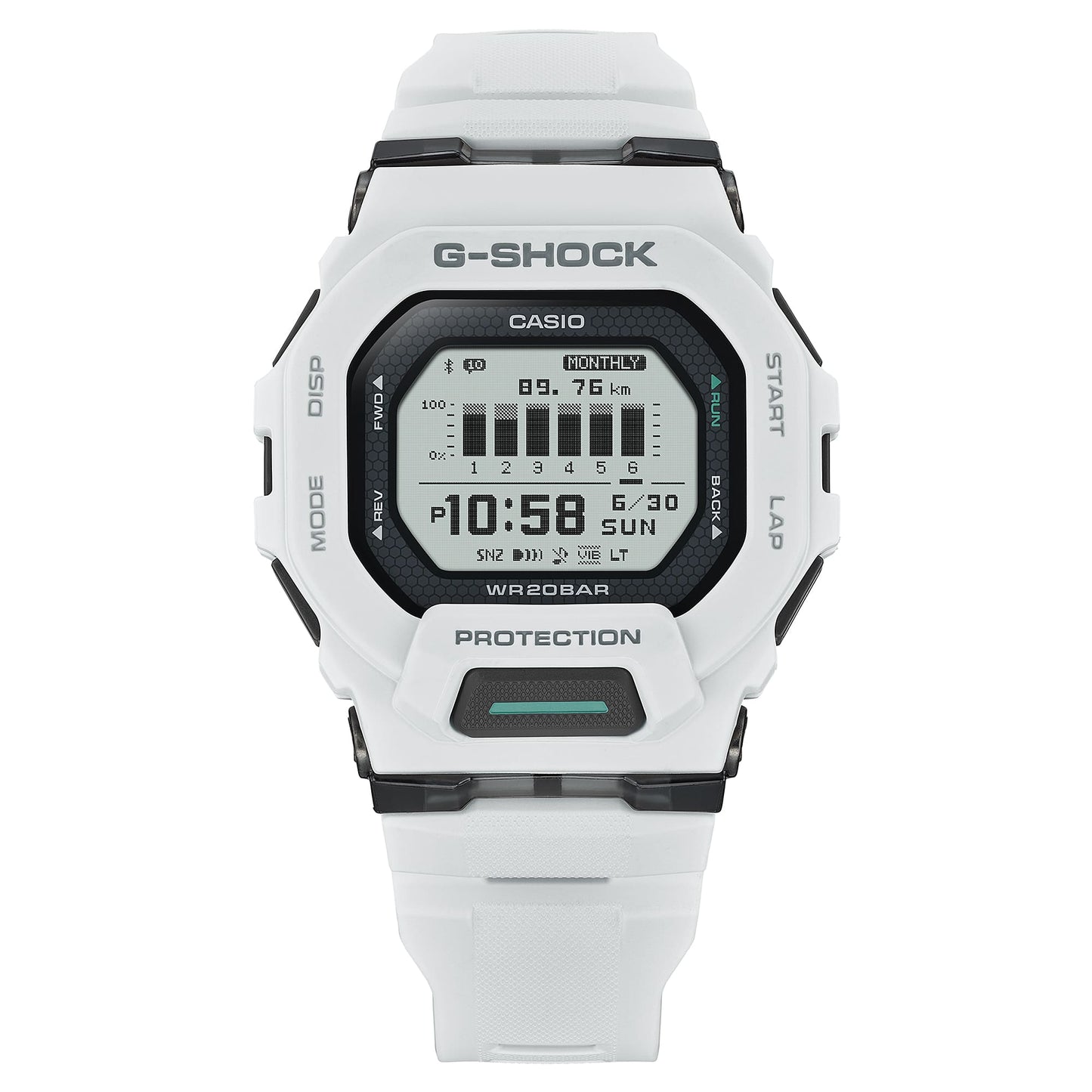 CASIO G-SHOCK MOVE WATCH GBD200-7 GBD-200-7 WHITE