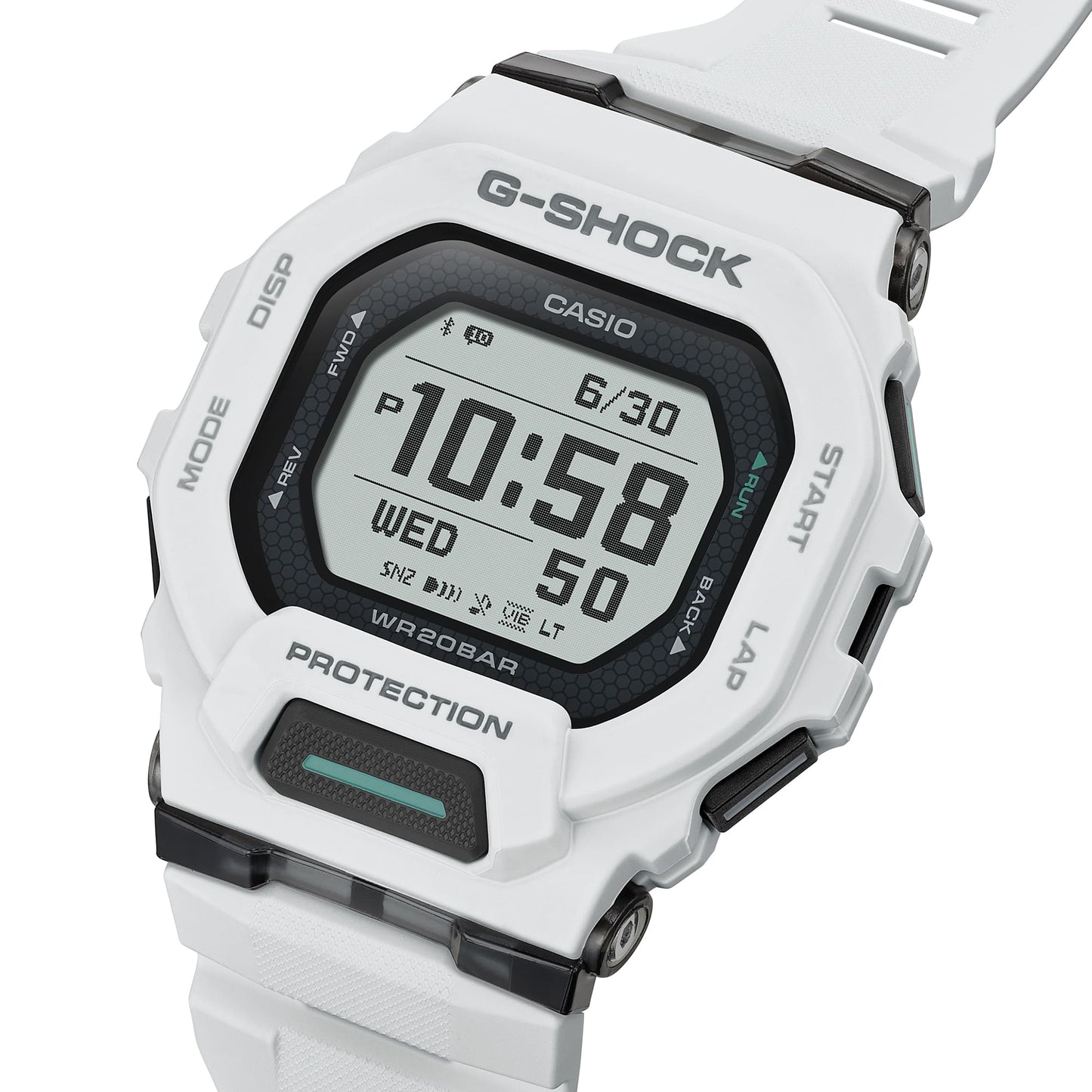 CASIO G-SHOCK MOVE WATCH GBD200-7 GBD-200-7 WHITE