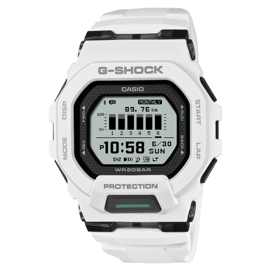 CASIO G-SHOCK MOVE WATCH GBD200-7 GBD-200-7 WHITE