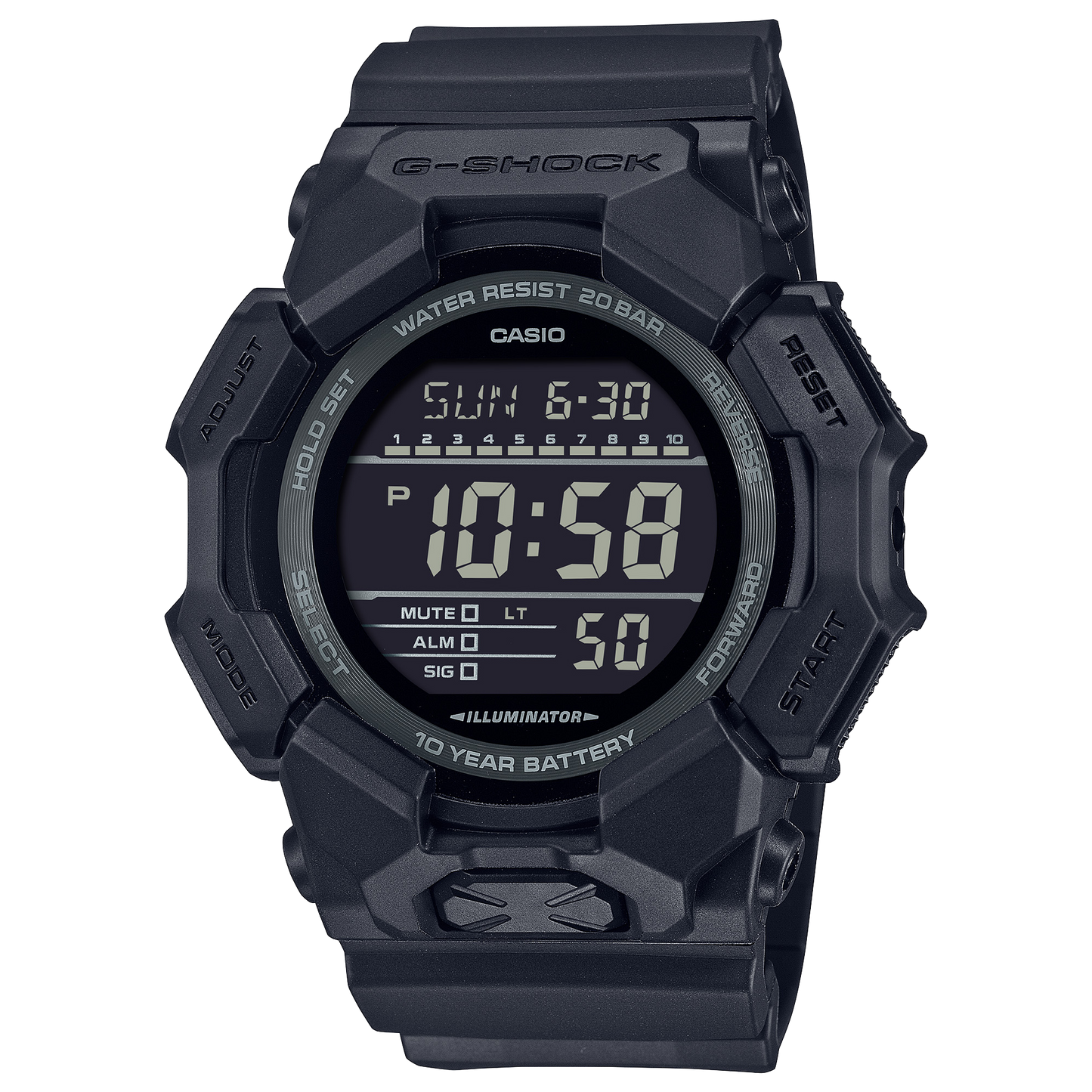 CASIO G-SHOCK  DIGITAL GD-010 SERIES GD010-1A1 GD-010-1A1