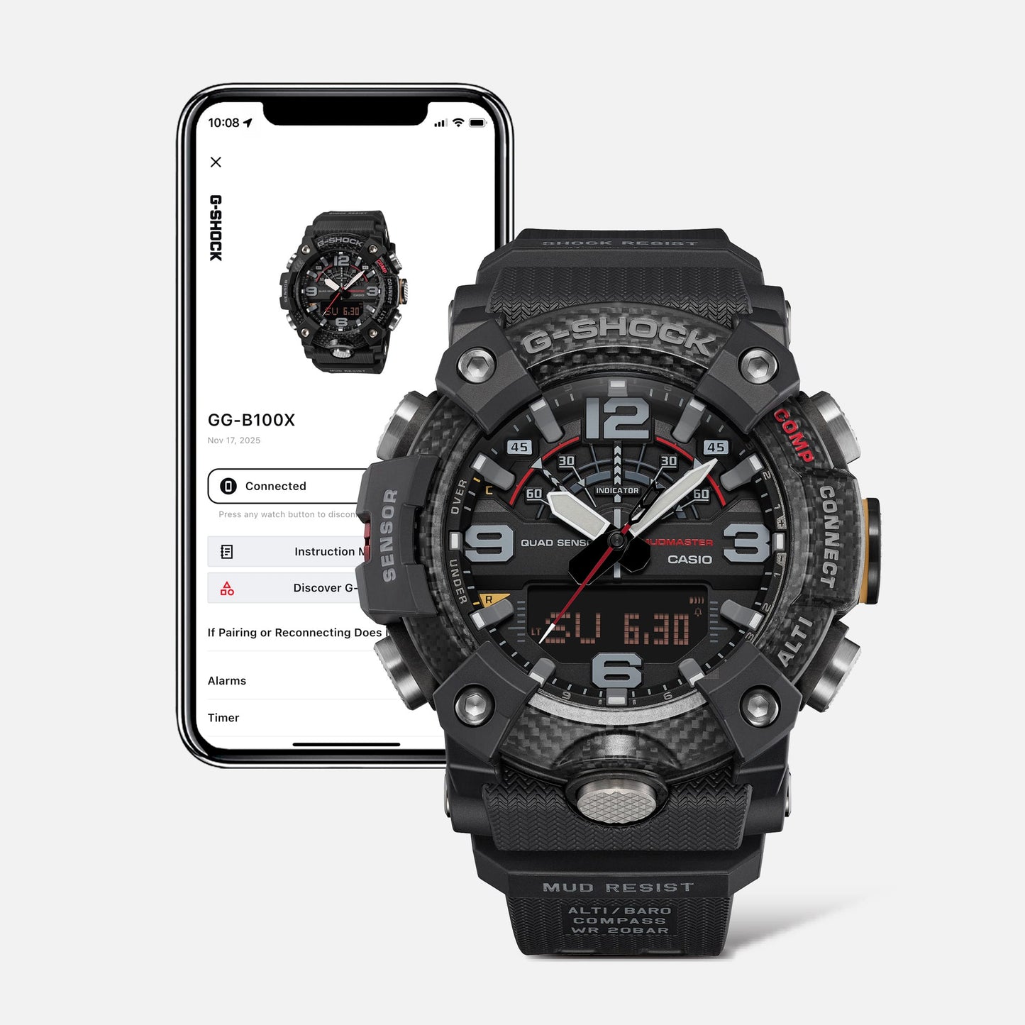 G-SHOCK MASTER OF G - LAND MUDMASTER GG-B100X-1A3 GGB100X-1A3