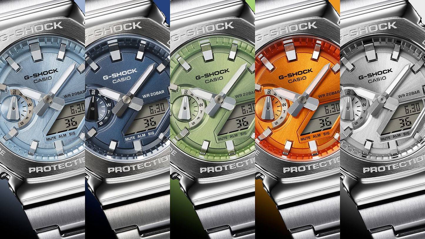 CASIO G-SHOCK G-STEEL Green Dial 2100 Series GM-2110D-3A GM2110D-3A