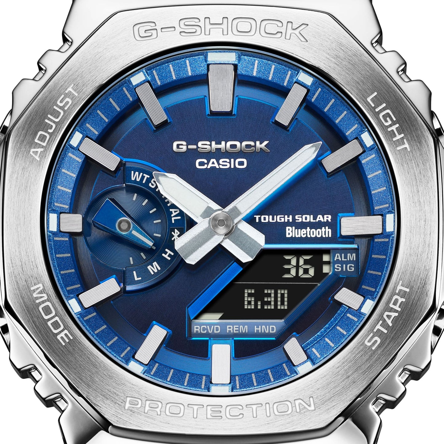 G-SHOCK GMB2100AD-2A FULL METAL MEN'S WATCH BLUE DIAL GM-B2100AD-2A