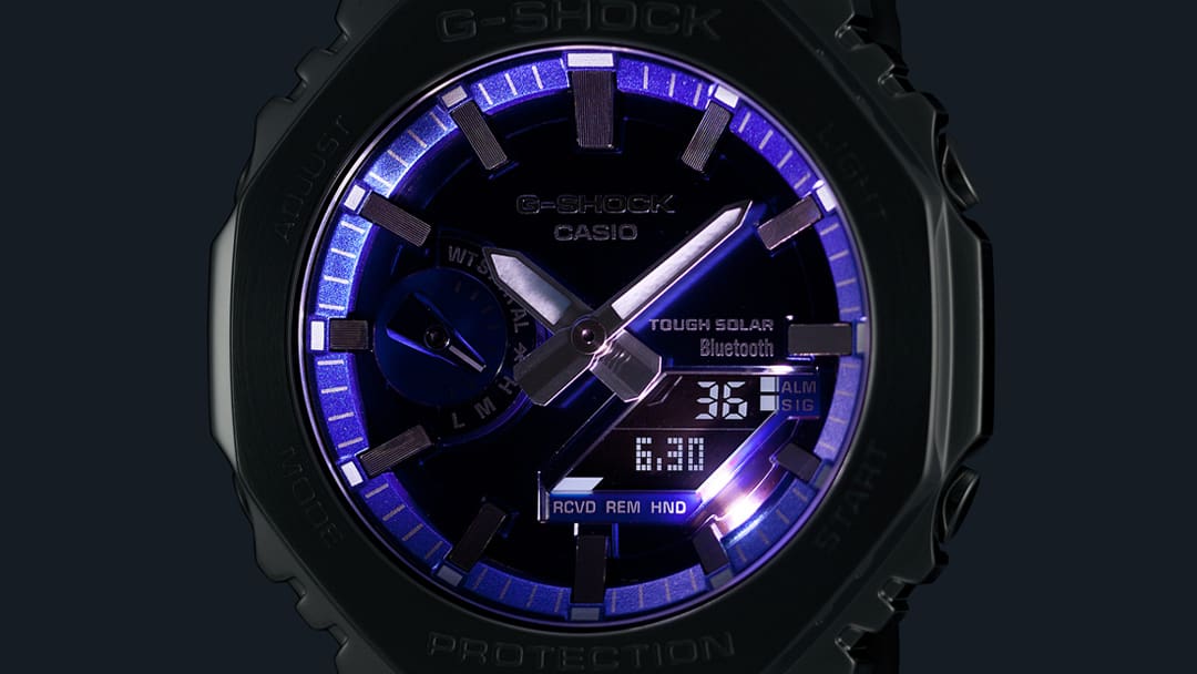 G-SHOCK GMB2100AD-2A FULL METAL MEN'S WATCH BLUE DIAL GM-B2100AD-2A