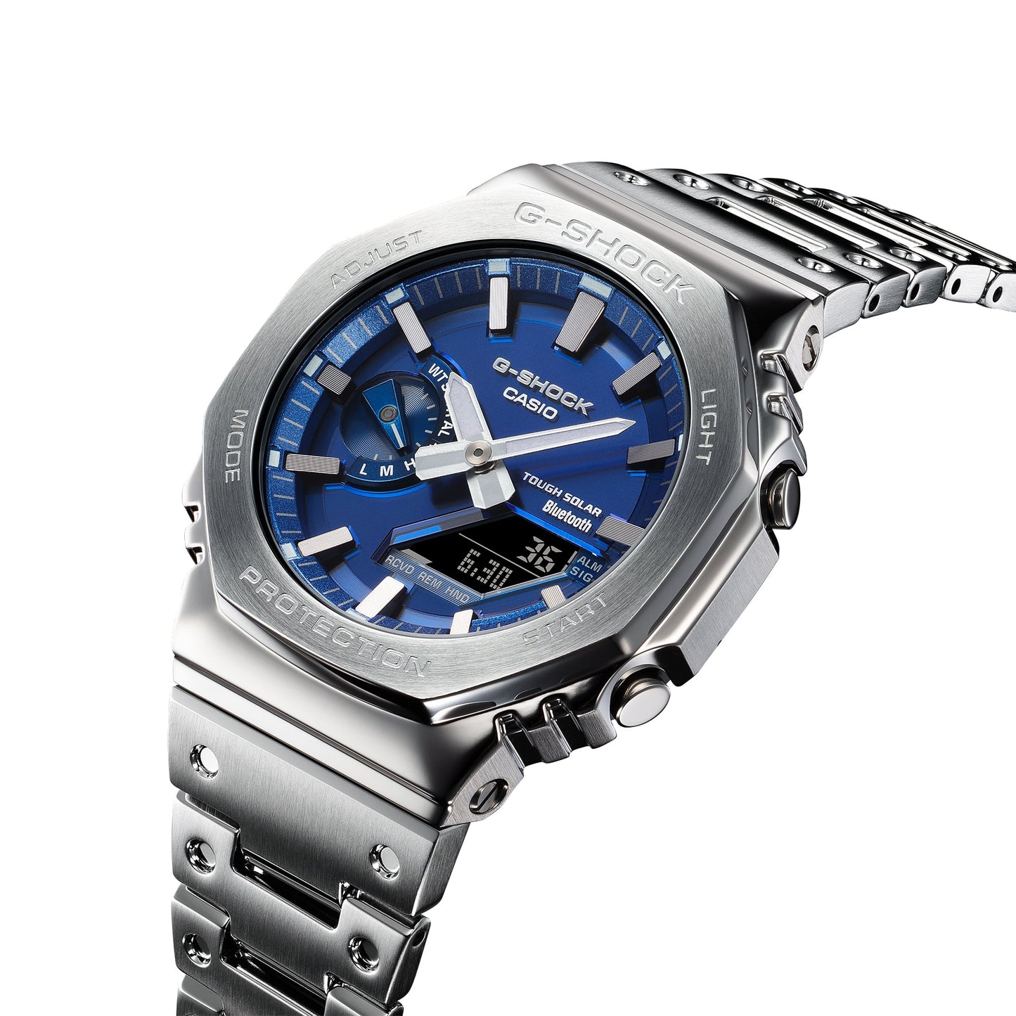 G-SHOCK GMB2100AD-2A FULL METAL MEN'S WATCH BLUE DIAL GM-B2100AD-2A