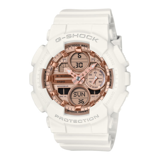 CASIO G-SHOCK ANALOG-DIGITAL WOMEN GMA-S140PG-7A GMAS140PG-7A