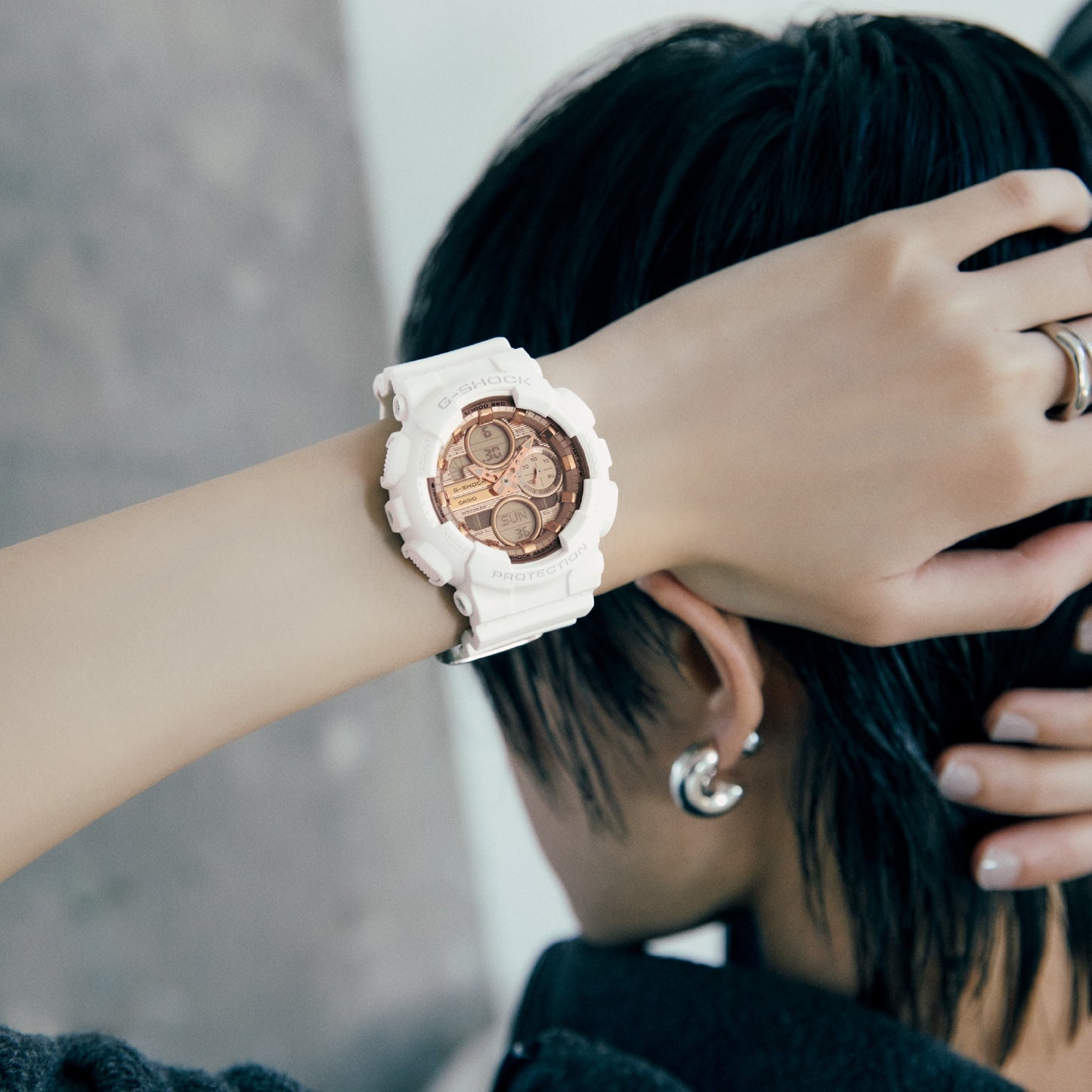 CASIO G-SHOCK ANALOG-DIGITAL WOMEN GMA-S140PG-7A GMAS140PG-7A