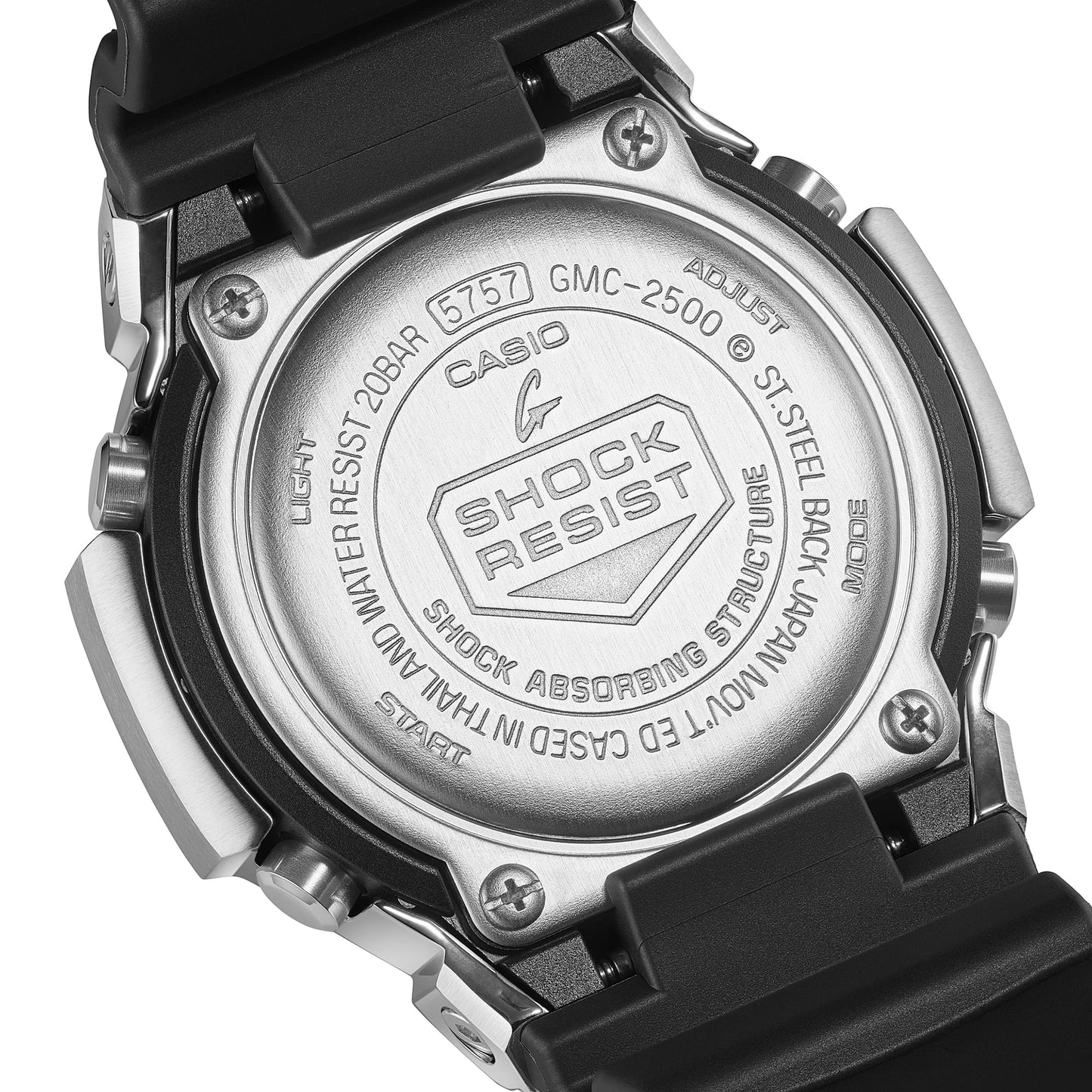 CASIO G-SHOCK G-STEEL 2500 SERIES GMC-2500-1A8 GMC2500-1A8