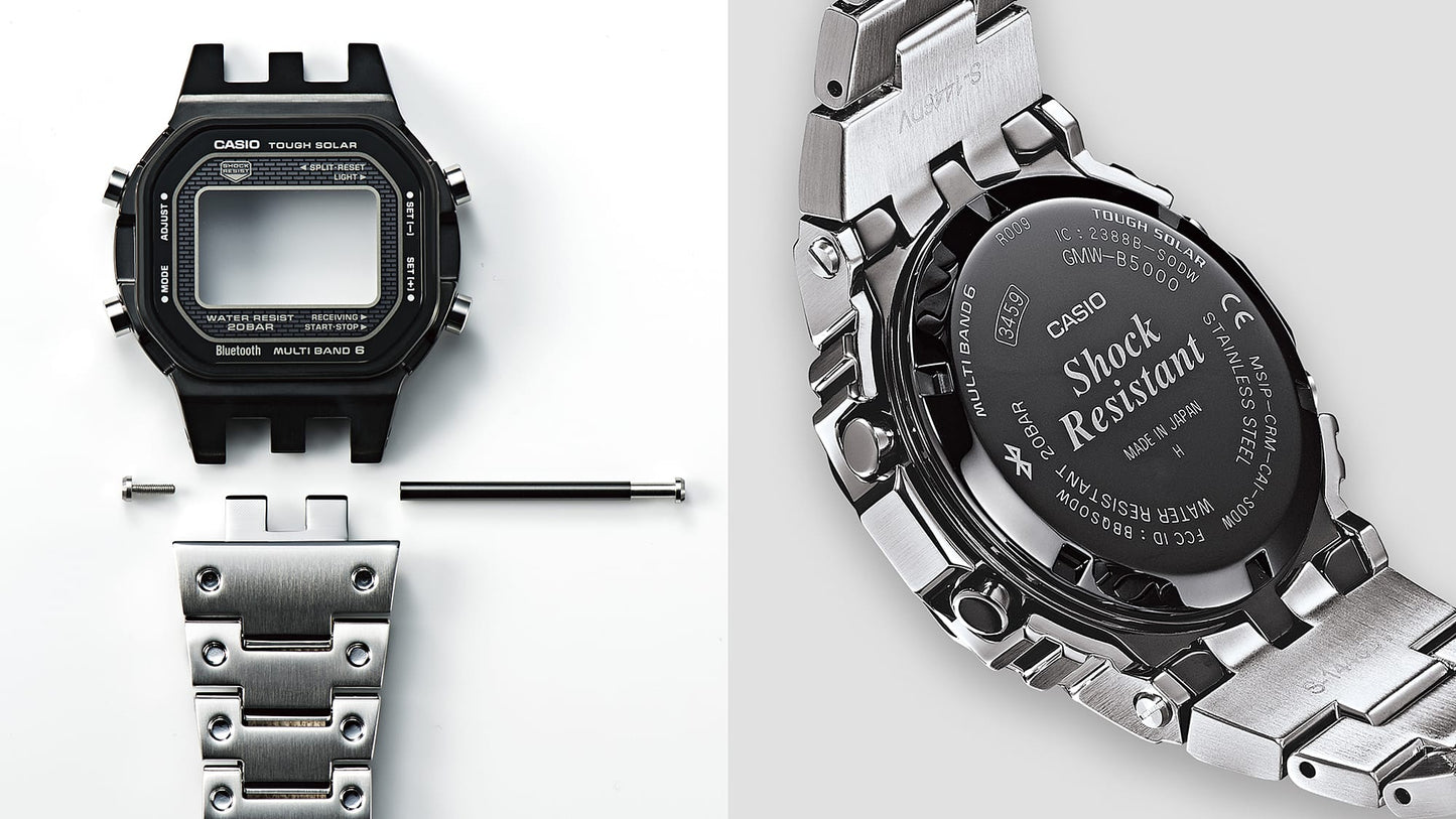 G-SHOCK FULL METAL GMWB5000D-1C MEN'S WATCH GMW-B5000D-1C