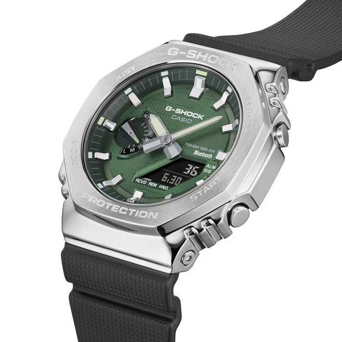 G-SHOCK GBM2100-1A3  METAL MEN'S WATCH GREEN DIAL GBM2100A-1A3