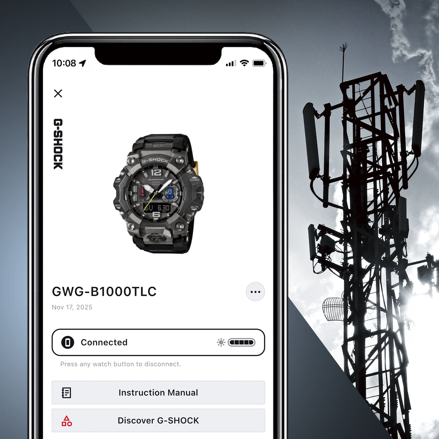 CASIO MASTER OF G - LAND MUDMASTER GWG-B1000TLC-1A GWGB1000TLC1
