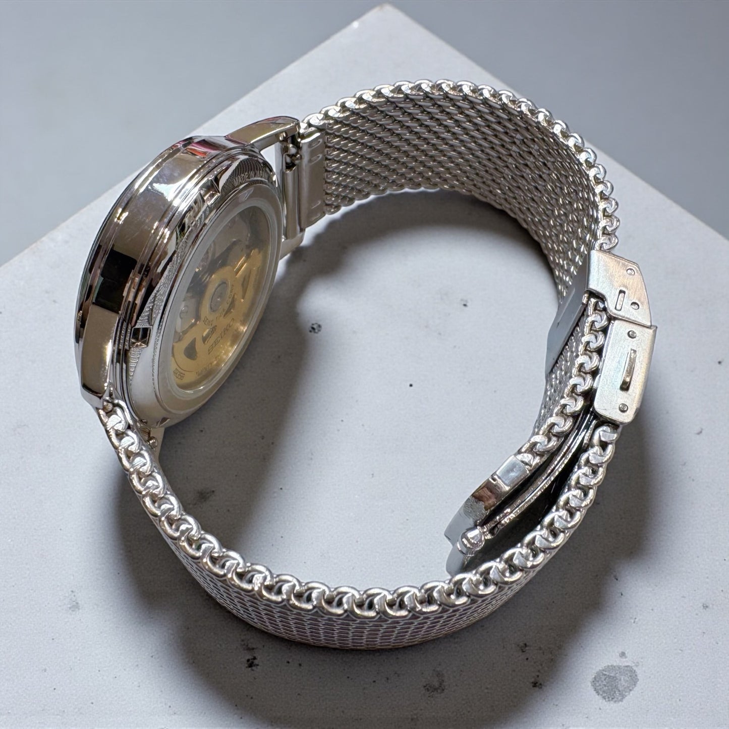 Premium Quick-Release Milanese Mesh Bracelet – Ideal for Seiko Presage