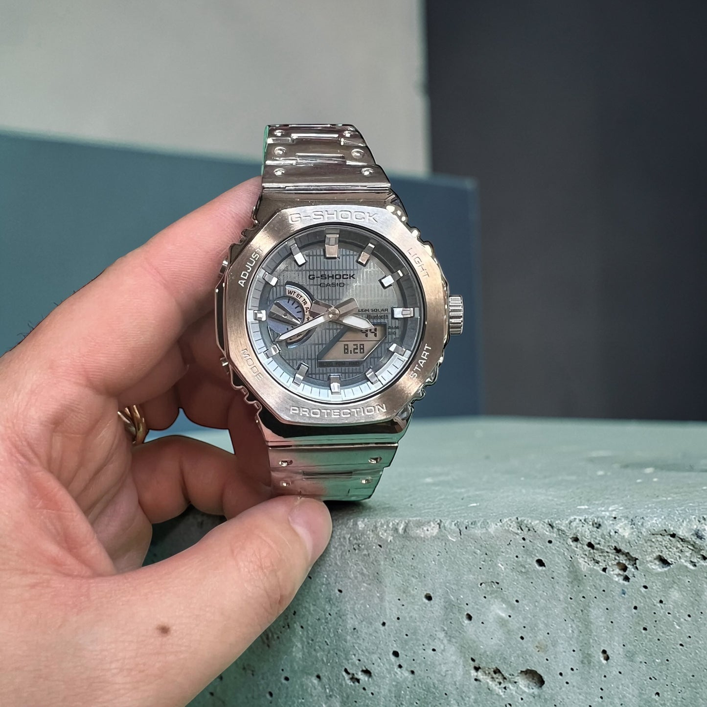 GBM2100 OEM-Quality Stainless Steel 316L Quick Release Watch Band – Compatible with G-Shock GBM2100 & GM2100
