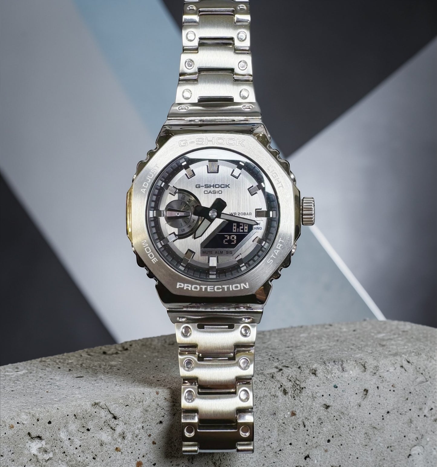 GBM2100 OEM-Quality Stainless Steel 316L Quick Release Watch Band – Compatible with G-Shock GBM2100 & GM2100