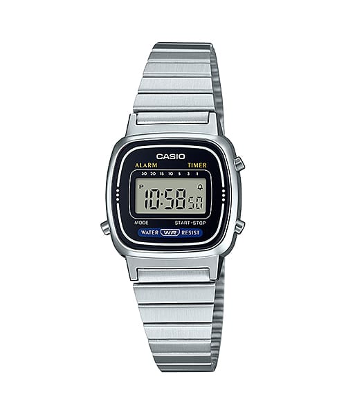 Casio Women's LA670WA-1 Vintage Alarm Digital Watch