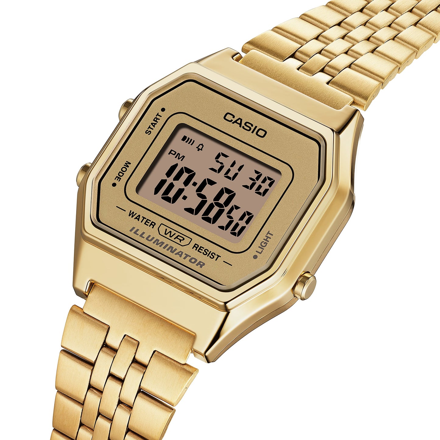 Casio Women’s Vintage LA680WGA-9 Digital Gold-Tone Watch LA-680WGA-9V
