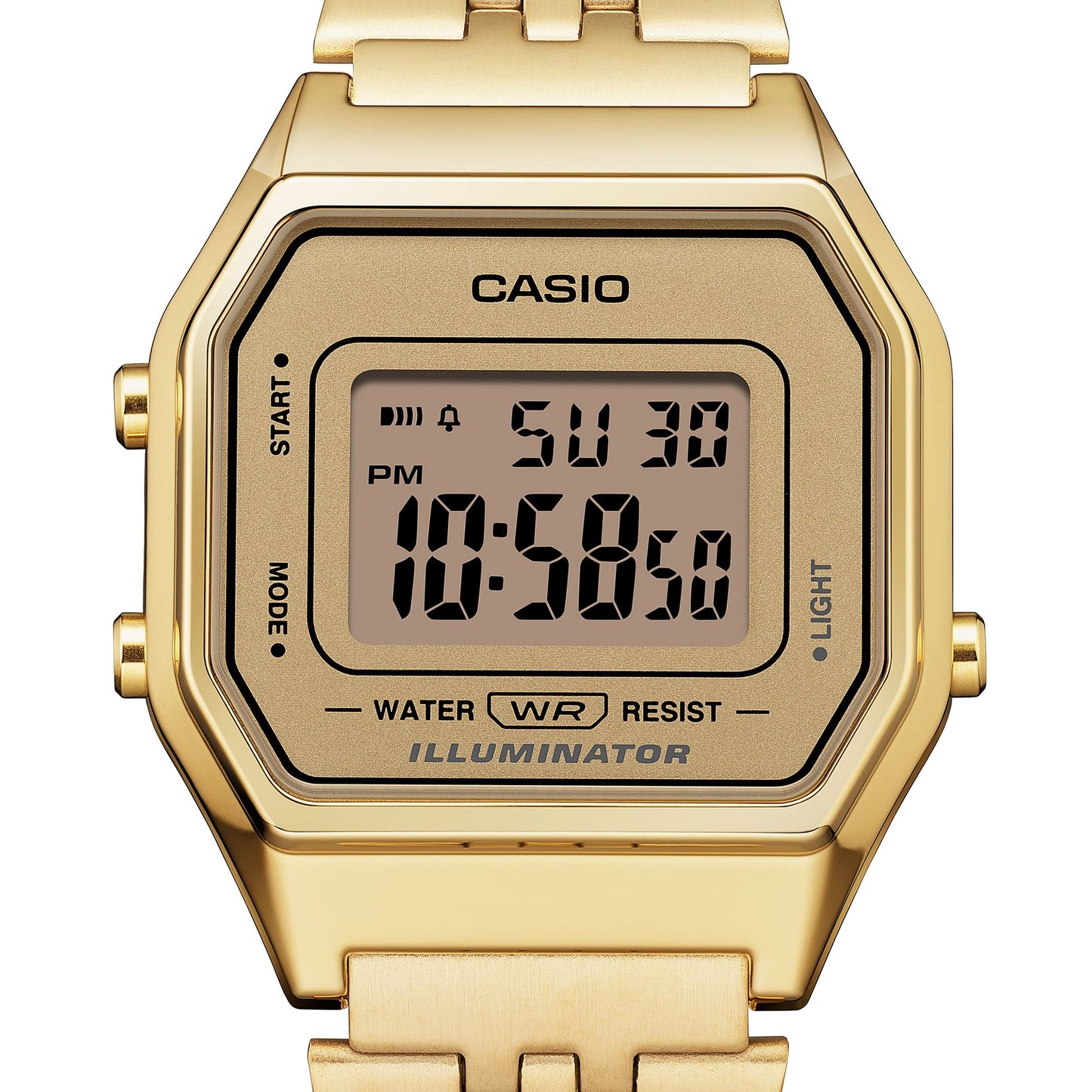 Casio Women’s Vintage LA680WGA-9 Digital Gold-Tone Watch LA-680WGA-9V