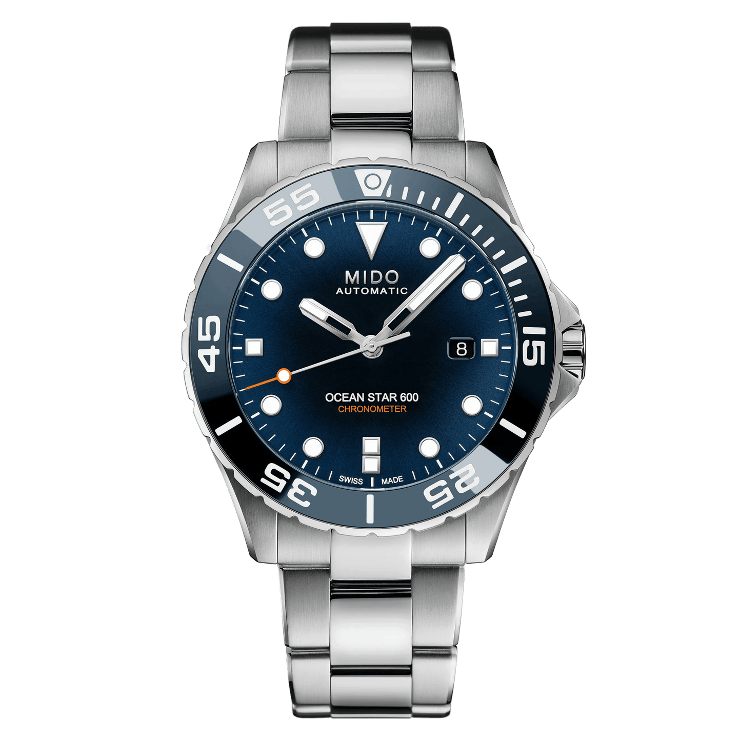 MIDO Ocean Star 600 Chronometer 43.5mm M026.608.11.041.01 M0266081104101