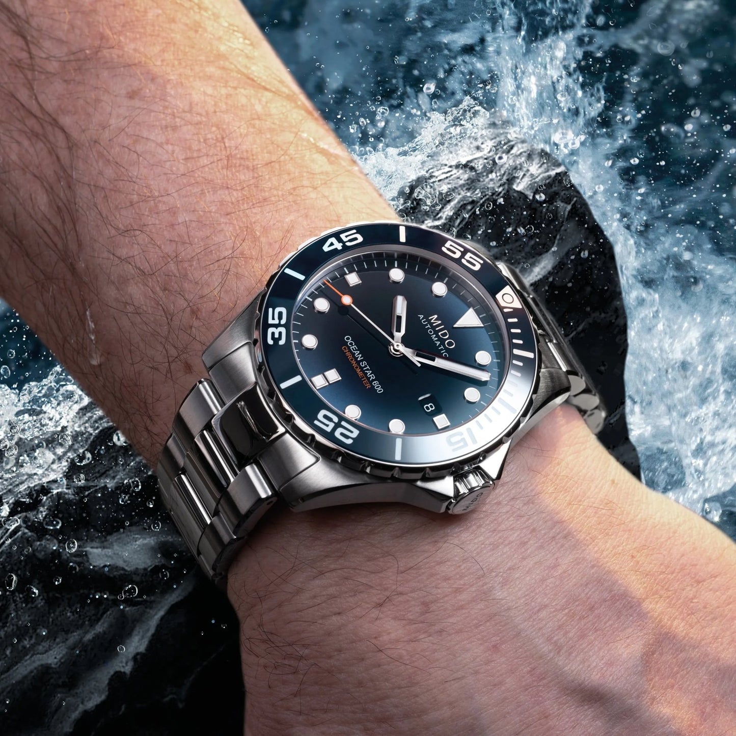 MIDO Ocean Star 600 Chronometer 43.5mm M026.608.11.041.01 M0266081104101