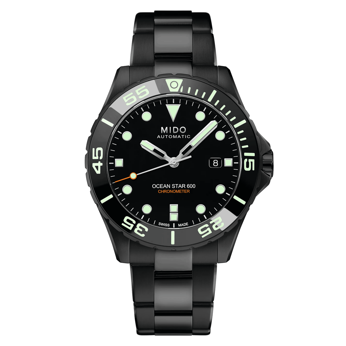 MIDO Ocean Star 600 Chronometer 43.5mm M026.608.33.051.00 M0266083305100 Special edition (1 Extra Strap)
