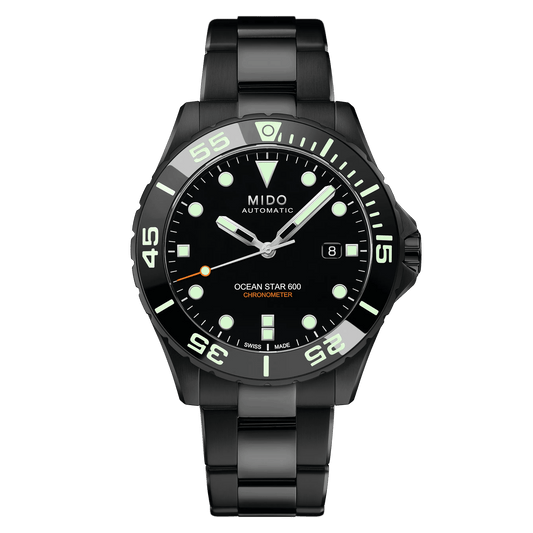 MIDO Ocean Star 600 Chronometer 43.5mm M026.608.33.051.00 M0266083305100 Special edition (1 Extra Strap)