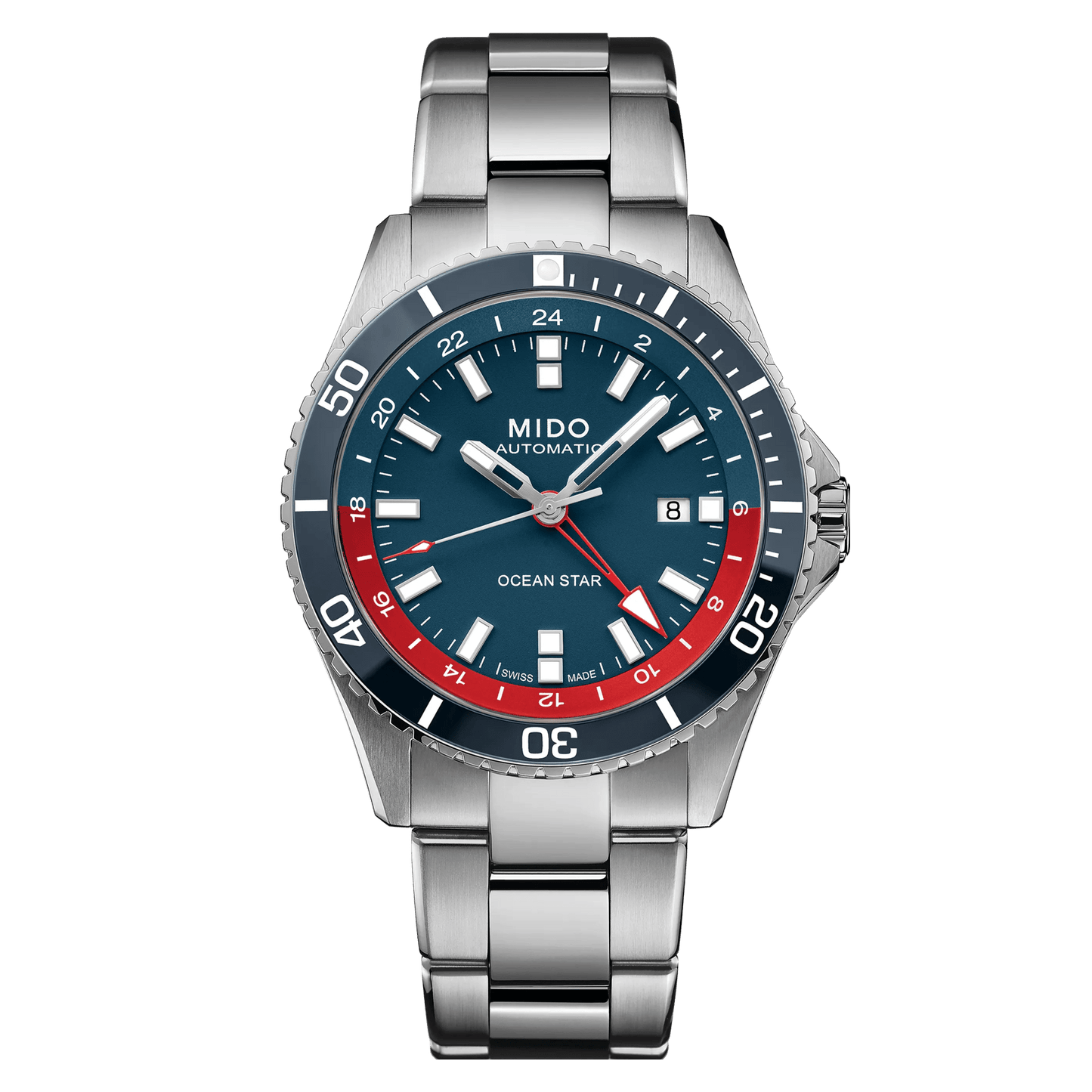 MIDO Ocean Star GMT 44mm M026.629.11.041.00 M0266291104100 Special edition (1 Extra Strap)