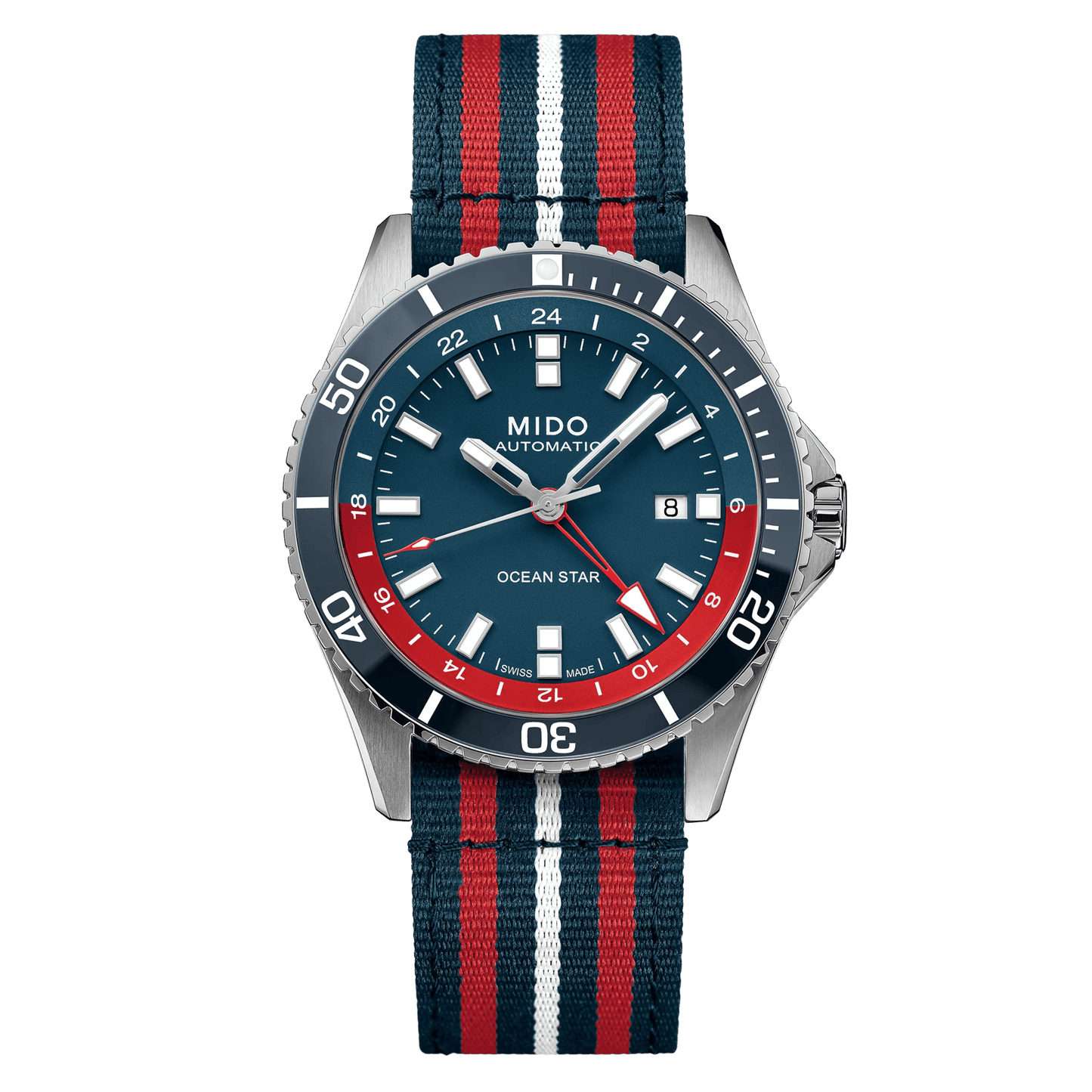 MIDO Ocean Star GMT 44mm M026.629.11.041.00 M0266291104100 Special edition (1 Extra Strap)