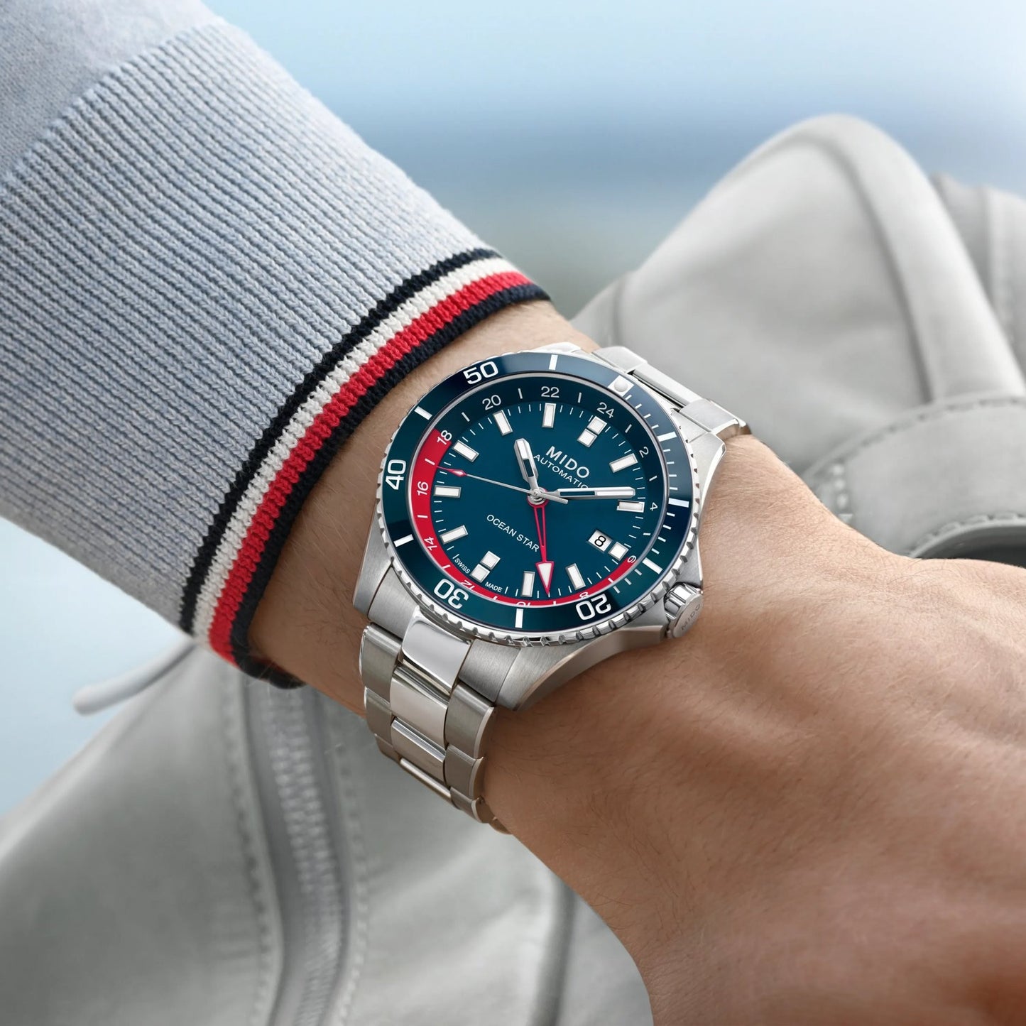 MIDO Ocean Star GMT 44mm M026.629.11.041.00 M0266291104100 Special edition (1 Extra Strap)