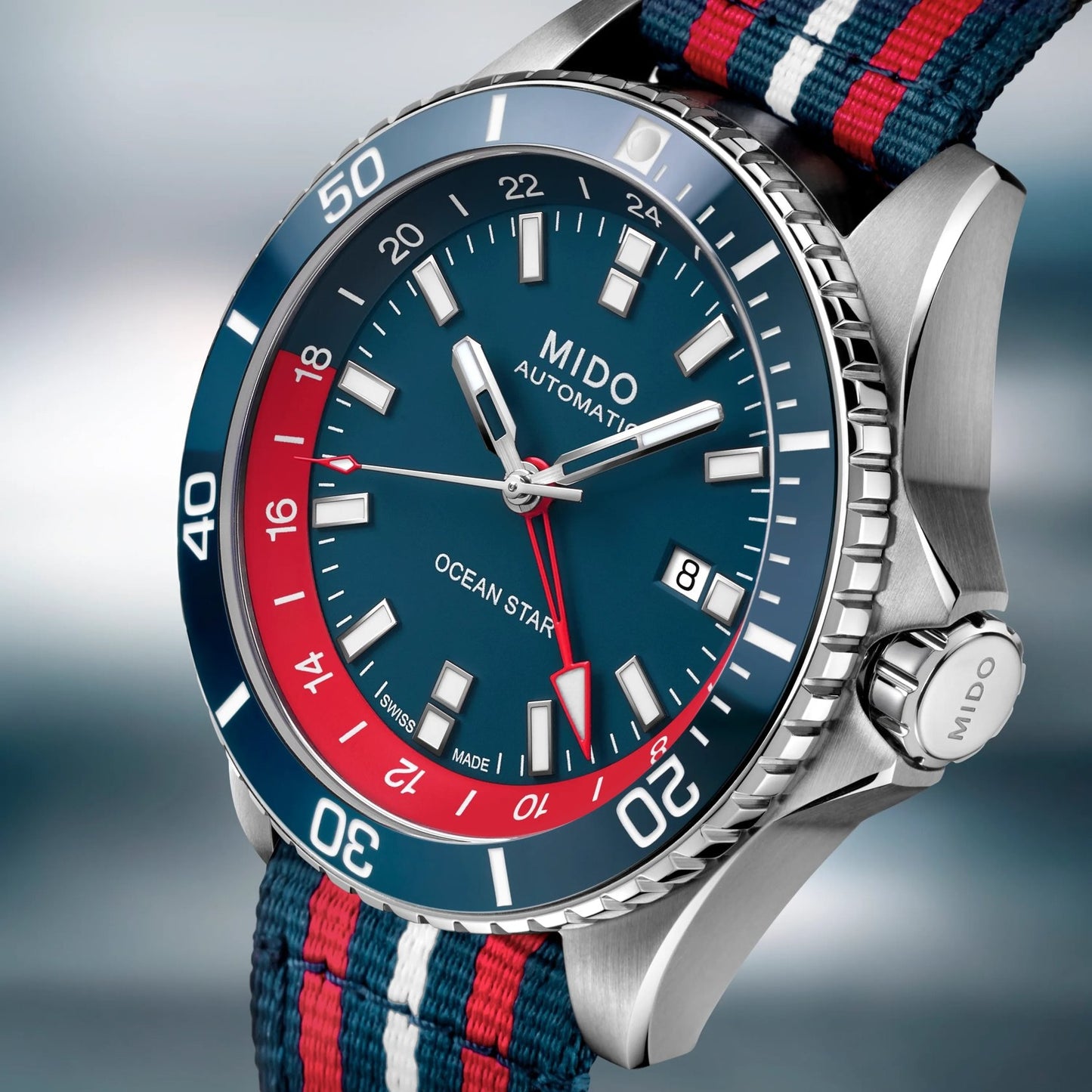 MIDO Ocean Star GMT 44mm M026.629.11.041.00 M0266291104100 Special edition (1 Extra Strap)