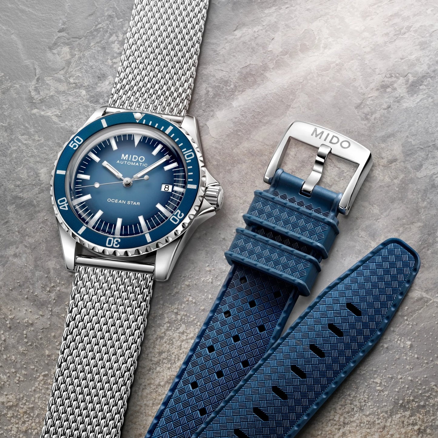 MIDO Ocean Star Tribute 40.5mm M026.807.11.041.01 M0268071104101 Special edition (1 Extra Strap)