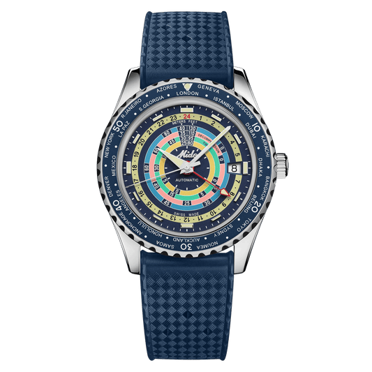 MIDO Ocean Star Decompression Worldtimer 40.5mm M026.829.17.041.00 M0268291704100 Special edition (1 Extra Strap)
