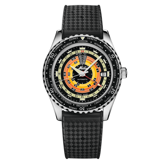 MIDO Ocean Star Decompression Worldtimer 40.5mm M026.829.17.051.00 M0268291705100 Special edition (1 Extra Strap)